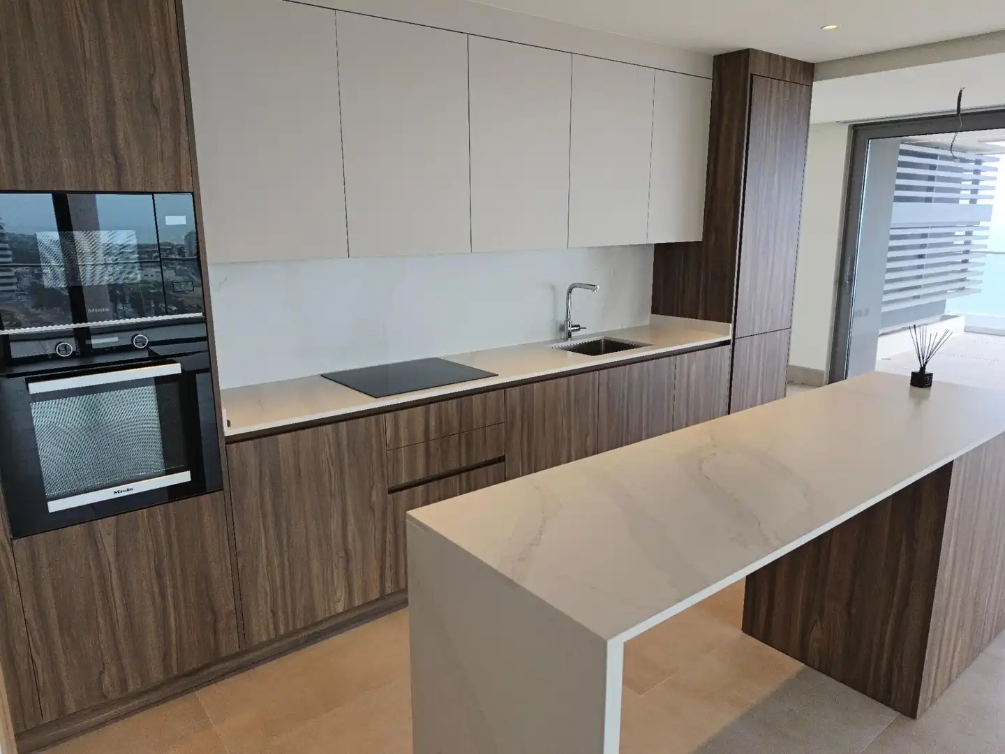 Küche von Wohnung zur Miete in Málaga mit Klimaanlage, Heizung und Terrasse