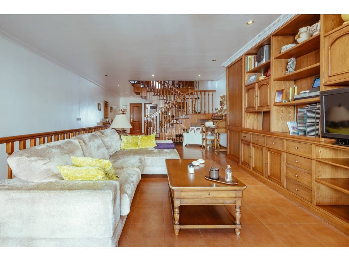 Living room of House or chalet for sale in Ferreries  with Heating and Terrace
