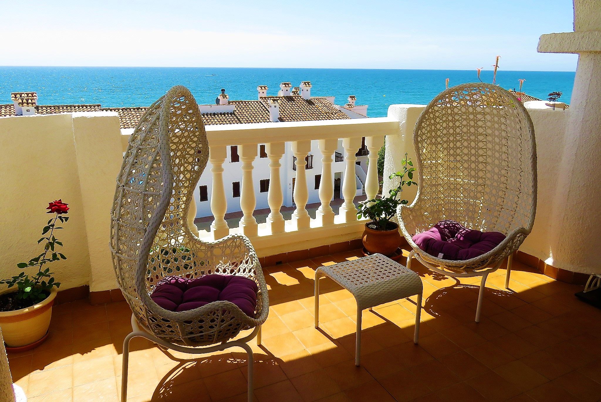 Terrace of Flat for sale in Alcalà de Xivert  with Terrace, Storage room and Furnished