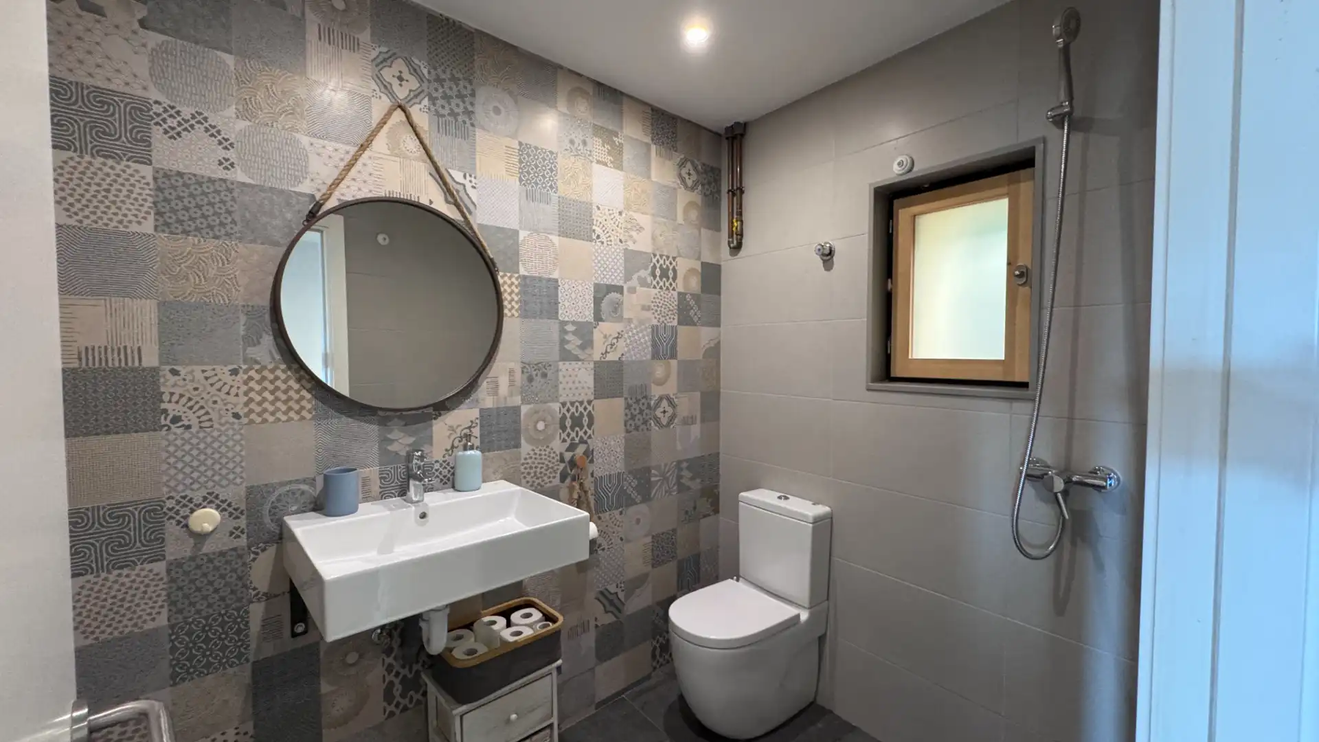Bathroom of Country homes for sale in Corçà  with Air Conditioner, Heating and Private garden