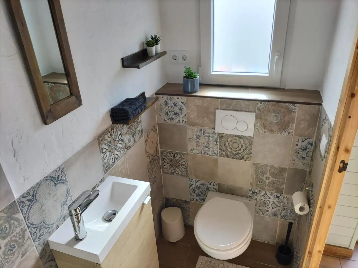 Baño de Finca rústica en venta en Formentera del Segura con Aire acondicionado, Calefacción y Terraza