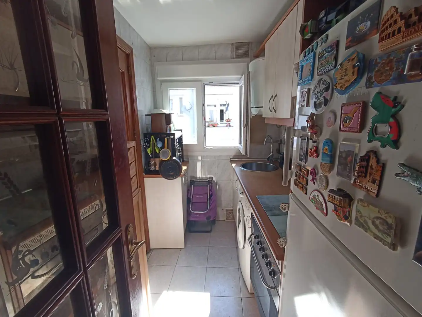 Cocina de Apartamento en venta en Madrid con Calefacción y Amueblado