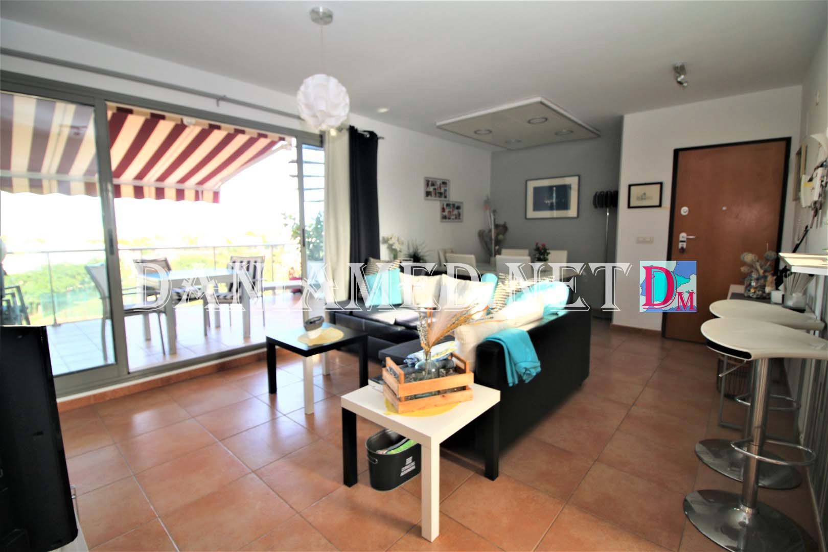 Sala de estar de Ático en venta en El Verger con Aire acondicionado, Calefacción y Jardín privado