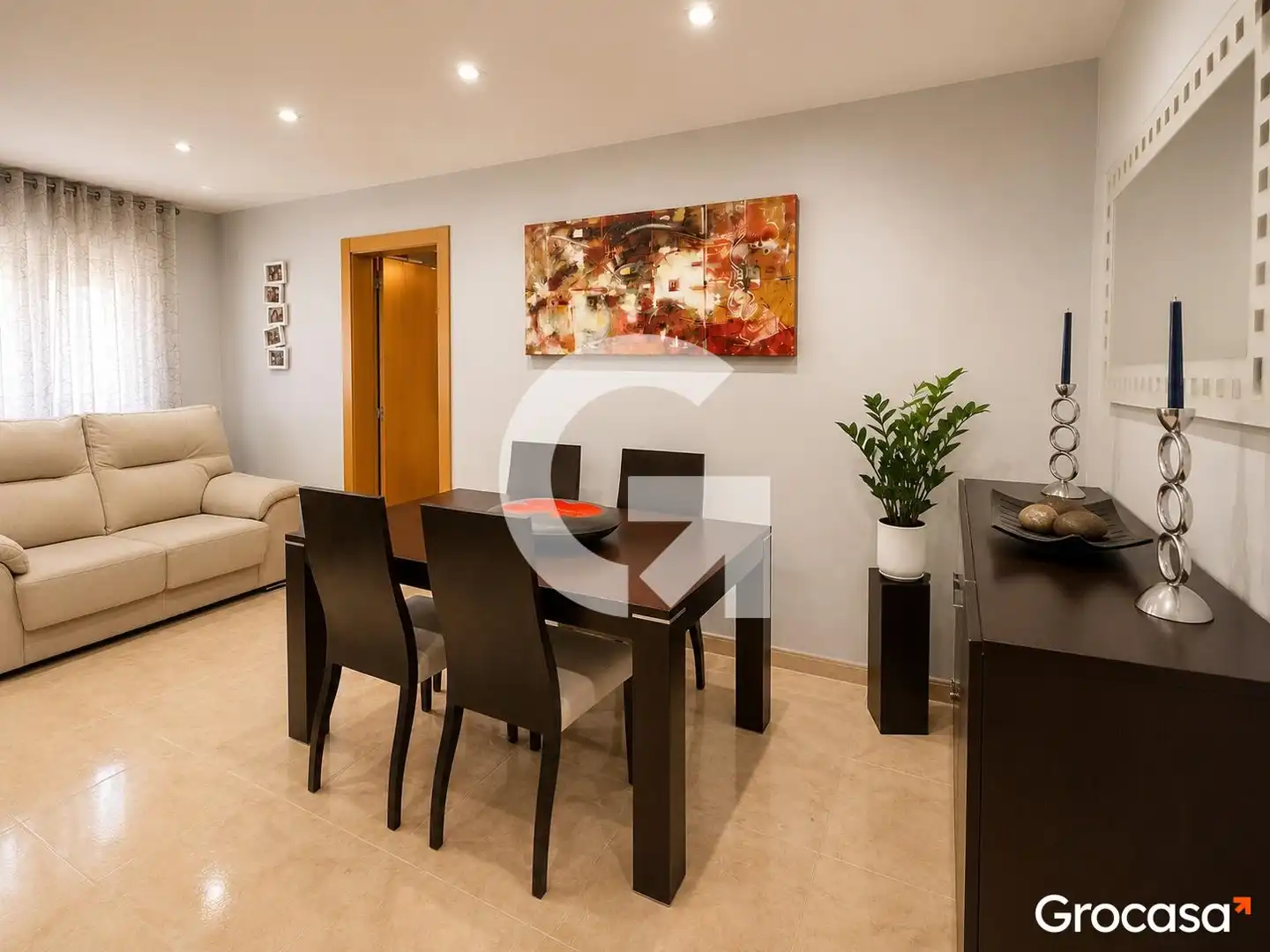 Comedor de Piso en venta en Santa Coloma de Gramenet con Aire acondicionado, Calefacción y Amueblado