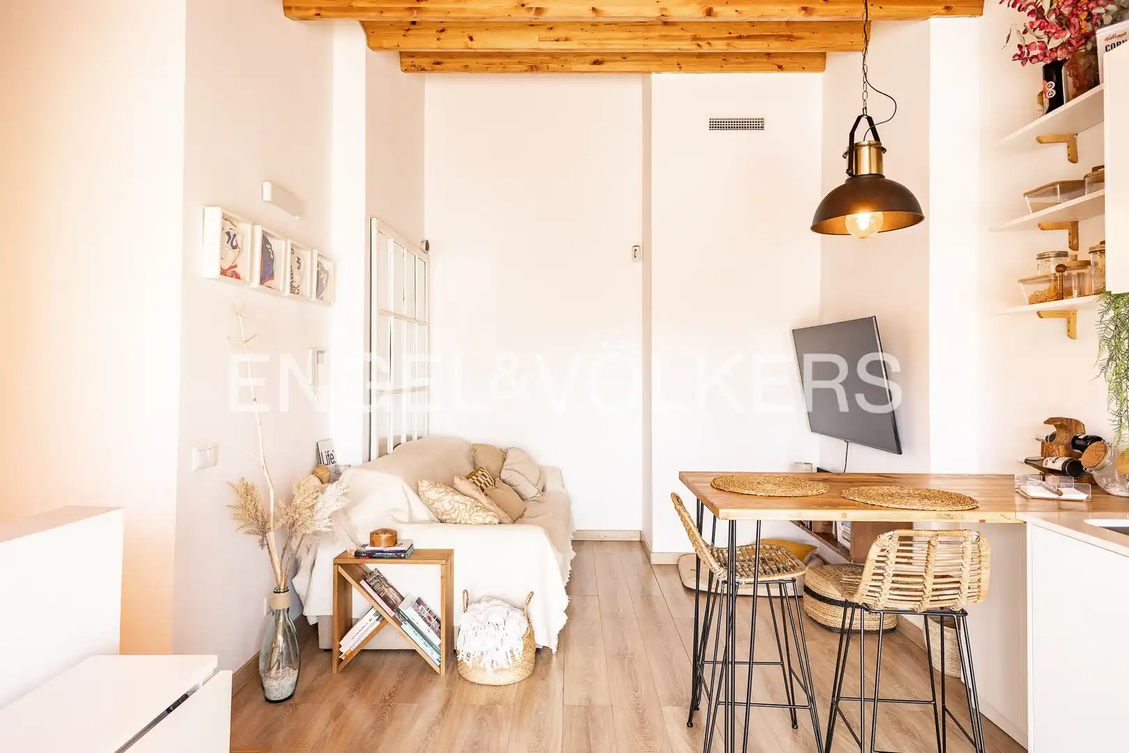 Sala de estar de Piso en venta en Mataró con Aire acondicionado, Calefacción y Terraza