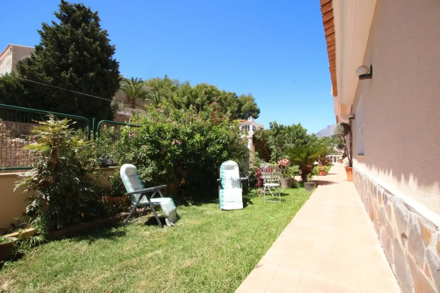 Garden of Houses for sale in L'Alfàs del Pi  with Air Conditioner, Heating and Private garden