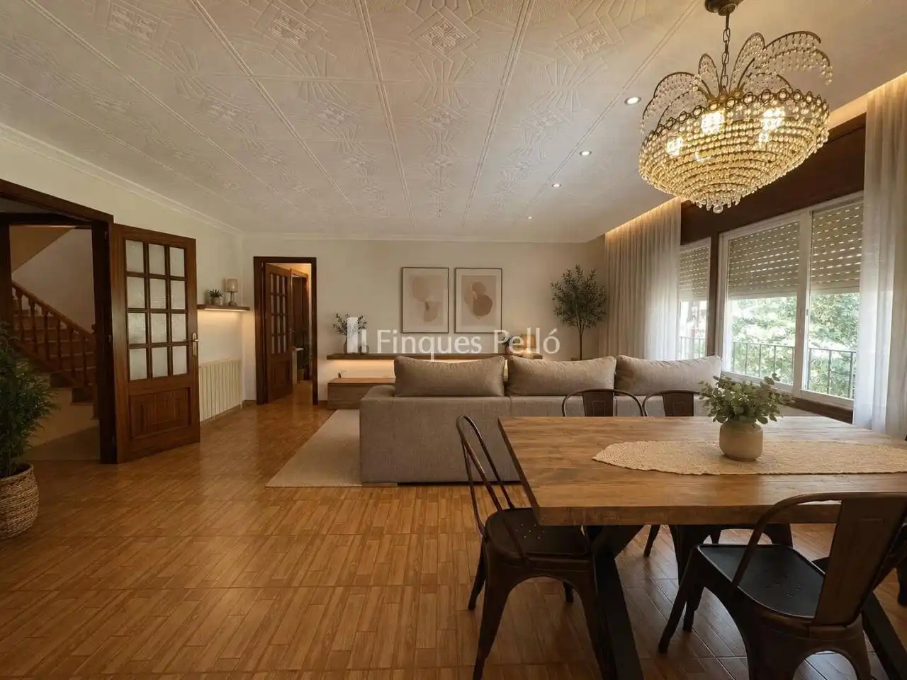 Sala de estar de Ático en venta en Sant Feliu de Guíxols con Aire acondicionado, Calefacción y Jardín privado