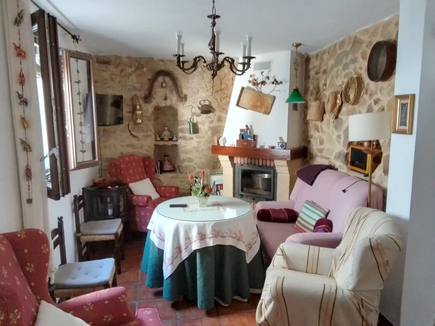 Living room of Country homes for sale in Villaluenga del Rosario  with Heating, Furnished and Washing machine