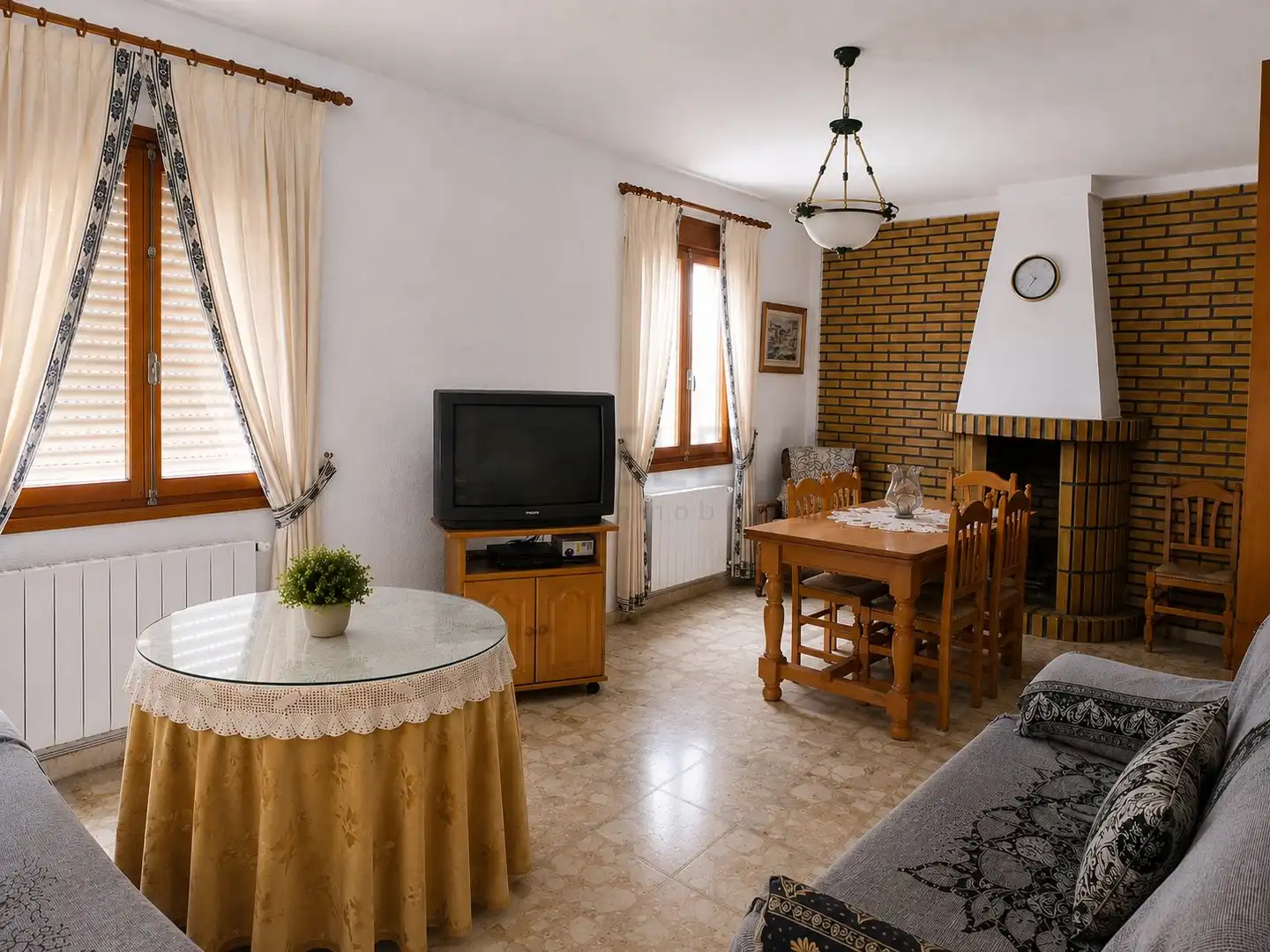 Sala de estar de Casa o chalet en venta en Minaya con Calefacción, Amueblado y Horno