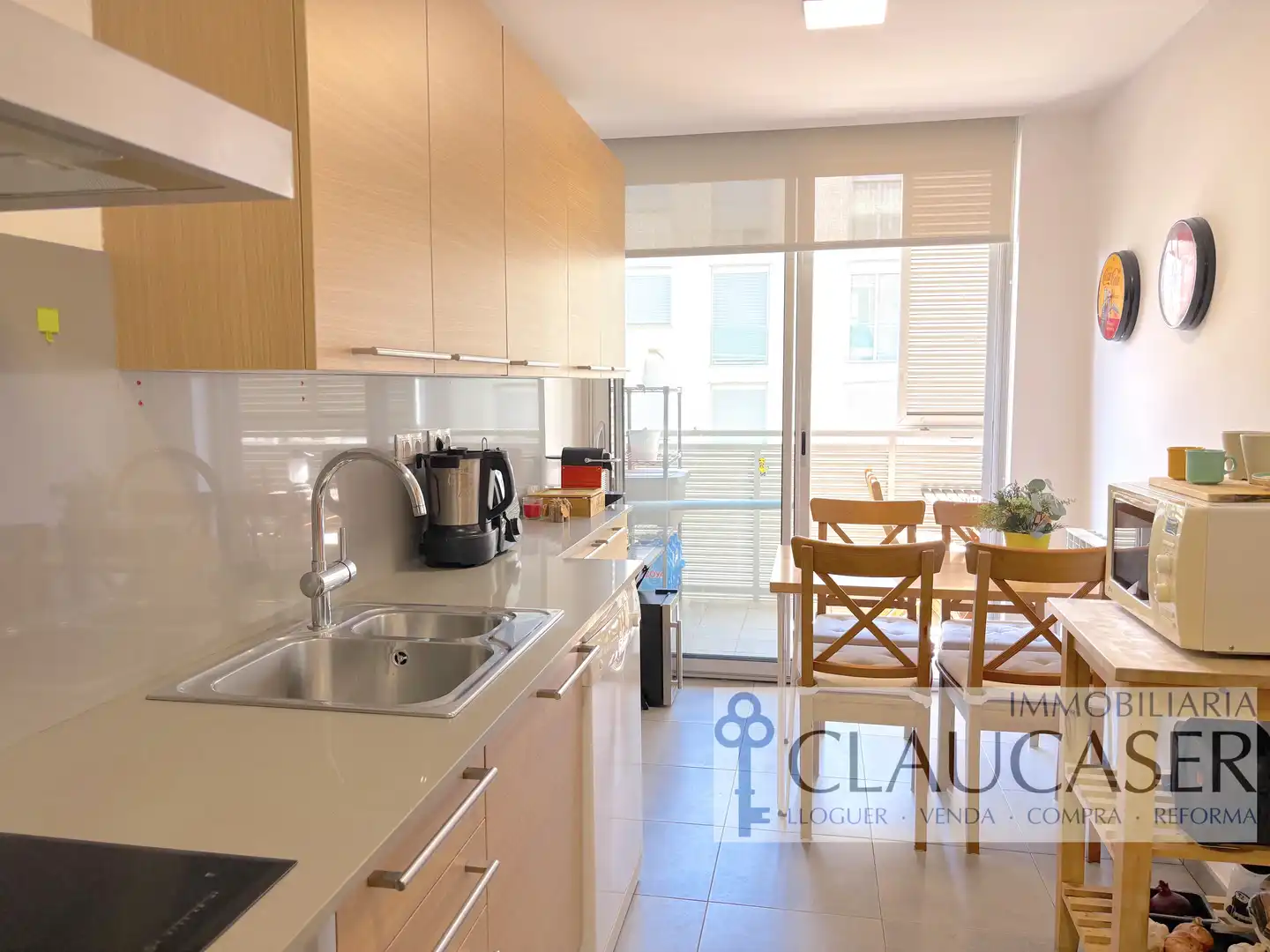 Kitchen of Flat for sale in Sabadell  with Heating, Private garden and Terrace