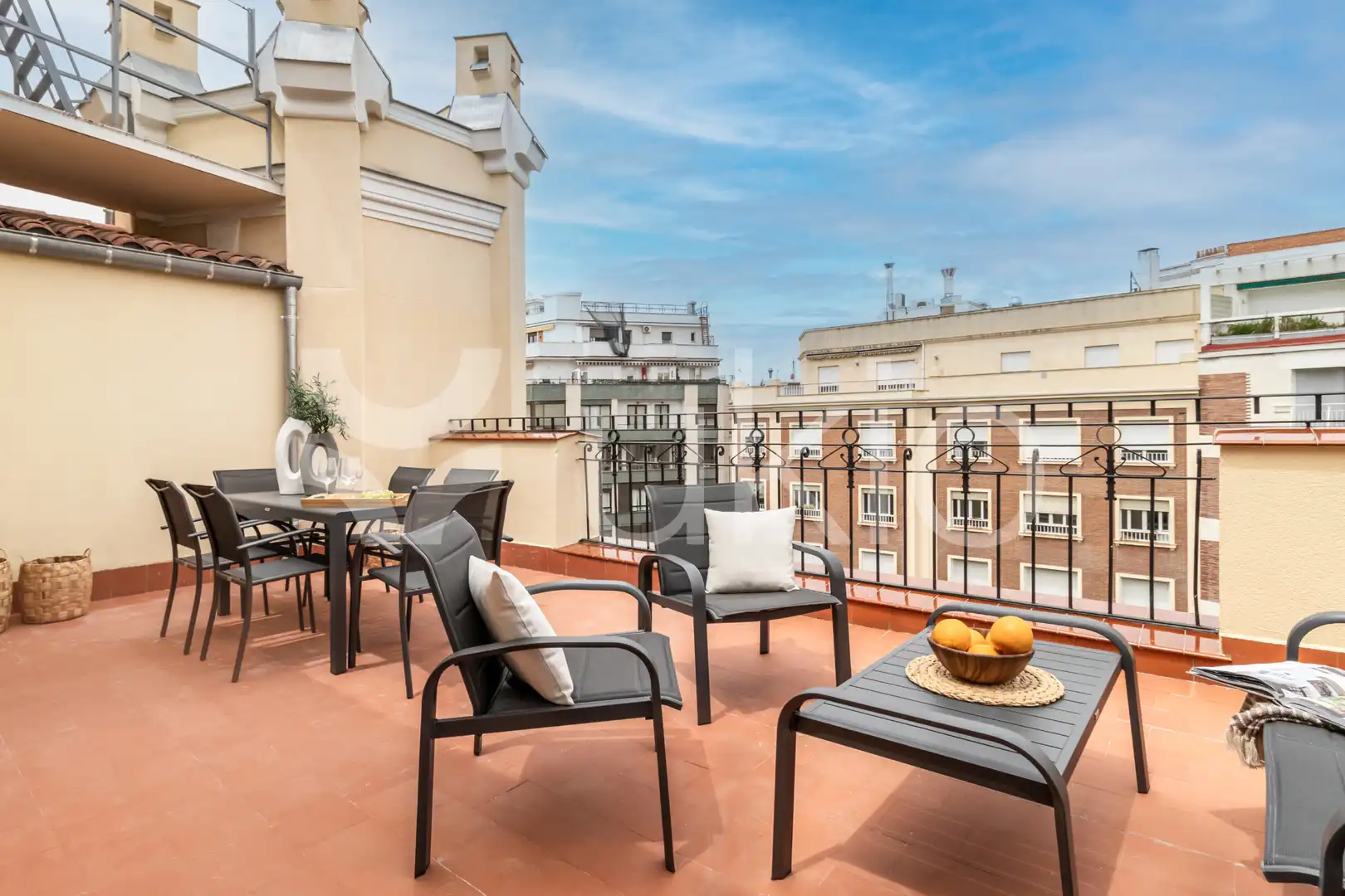 Terrasse von Wohnungen zur Miete in Madrid mit Klimaanlage, Heizung und Terrasse