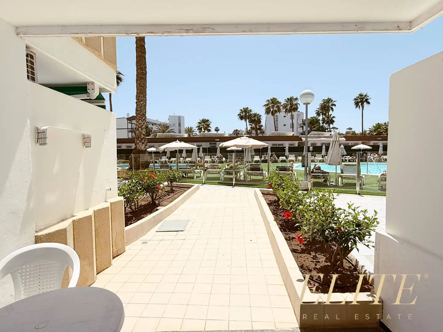 Terraza de Estudio en venta en San Bartolomé de Tirajana con Terraza, Amueblado y Piscina comunitaria