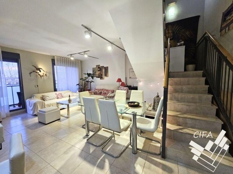 Living room of Attic for sale in San Jorge / Sant Jordi  with Air Conditioner, Private garden and Terrace