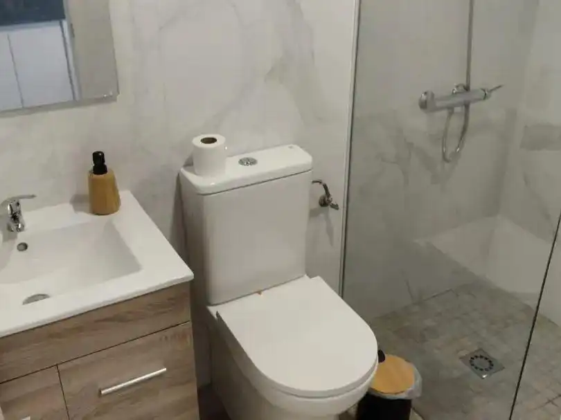 Baño de Casa o chalet en venta en Constantina con Aire acondicionado, Piscina y Amueblado