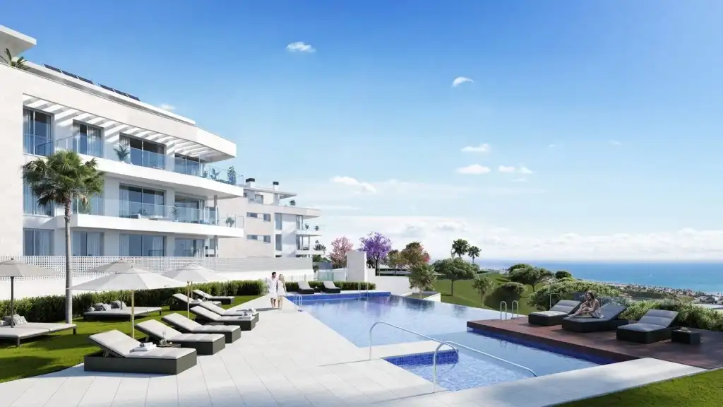 Ático con piscina en venta en Mijas pueblo
