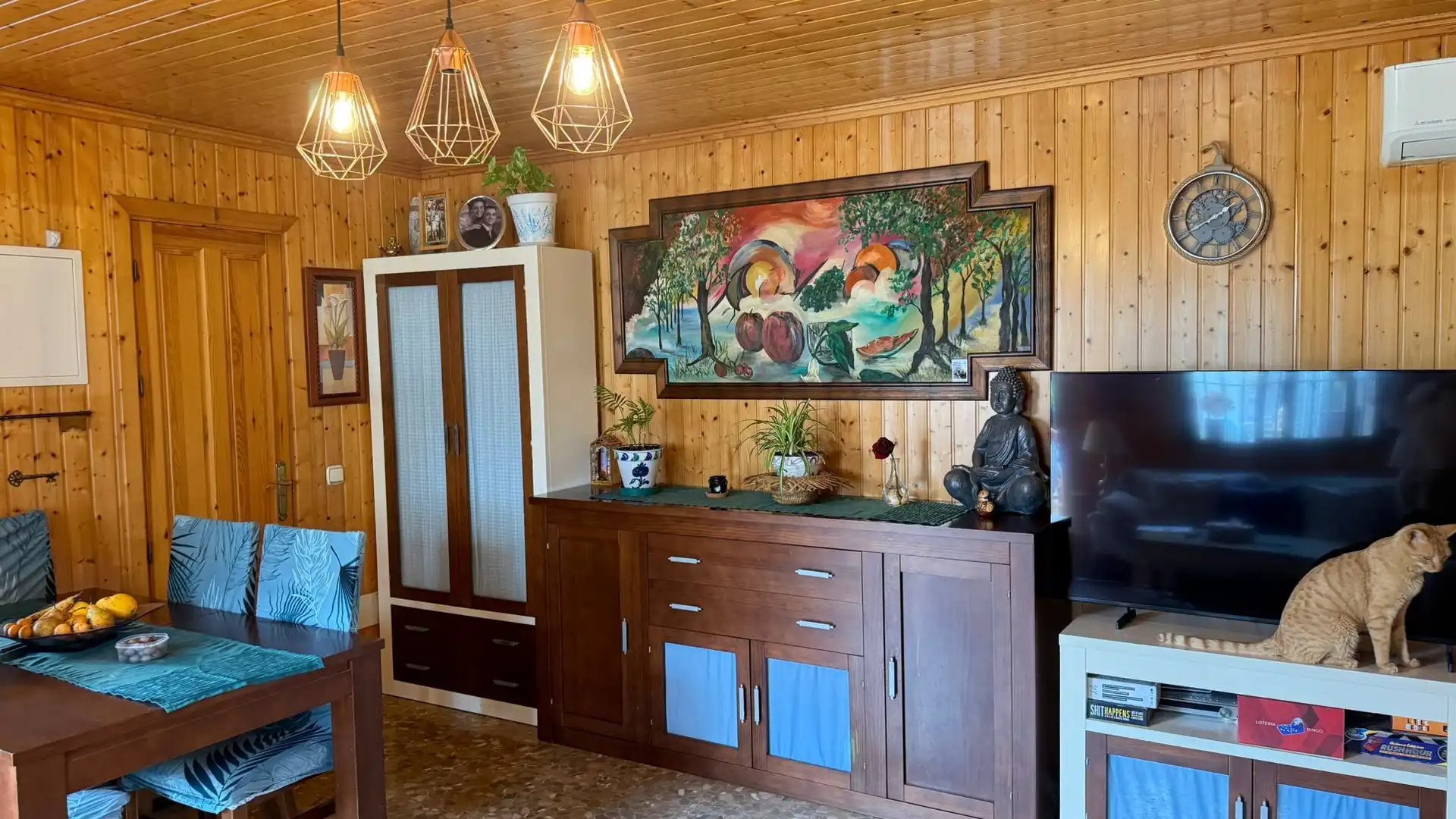 Wohnzimmer von Country house zum Verkauf in Vélez-Málaga mit Klimaanlage, Privatgarten und Terrasse