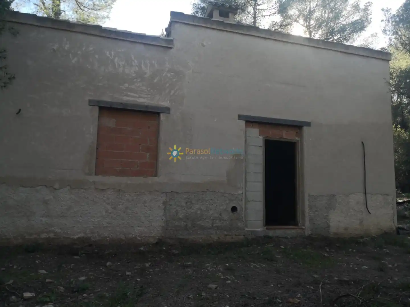 Vista exterior de Finca rústica en venda en Muro de Alcoy amb Jardí privat, Terrassa i Traster