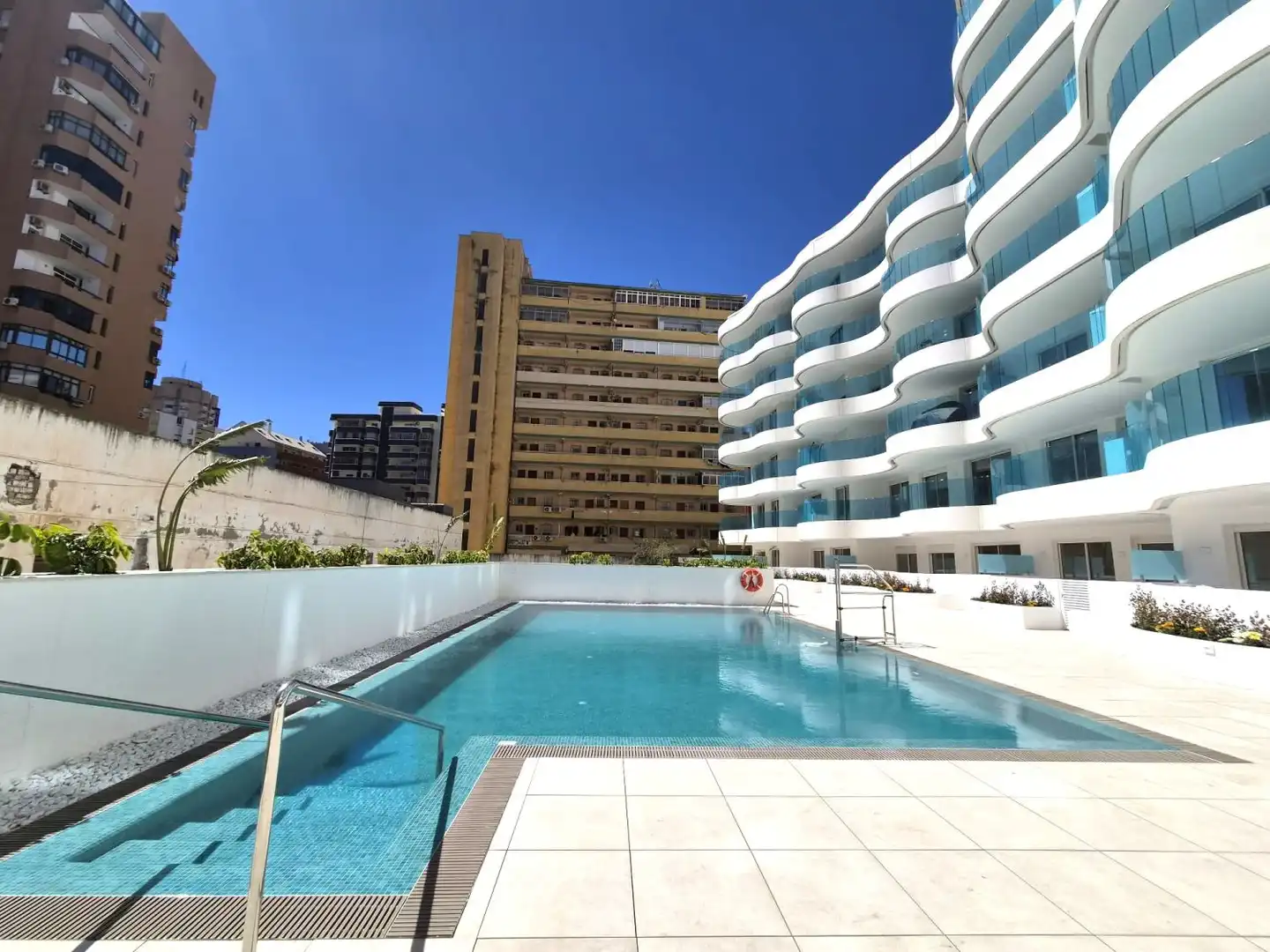 Swimming pool of Flat for sale in Puerto Deportivo