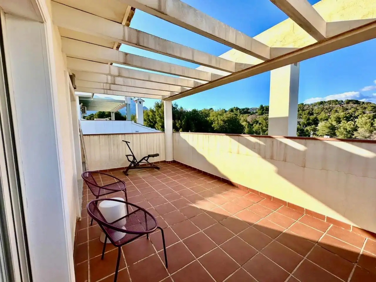Terrassa de Casa o xalet en venda en L'Alfàs del Pi amb Aire condicionat, Jardí privat i Terrassa