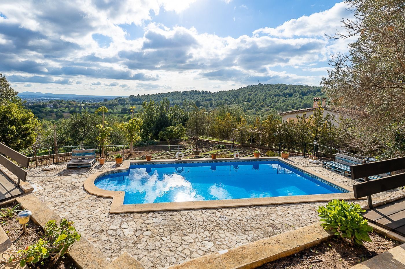 Piscina de Casa o xalet en venda en Esporles amb Jardí privat, Terrassa i Traster