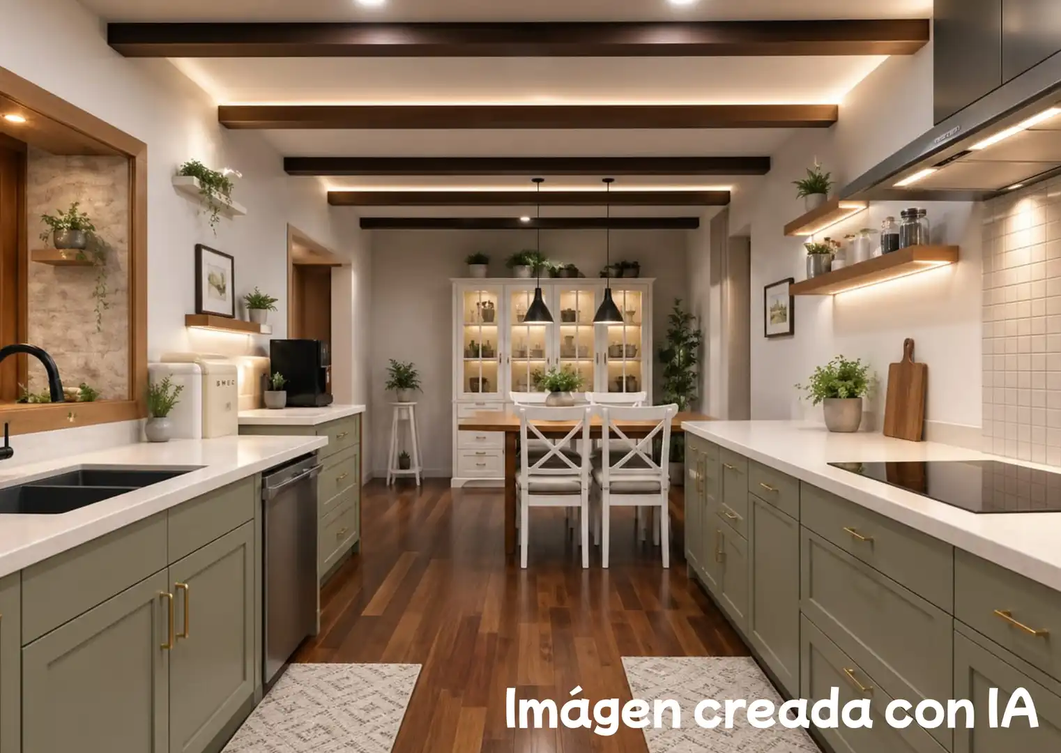 Cocina de Casa adosada en venta en Teror con Parquet, Terraza y Amueblado