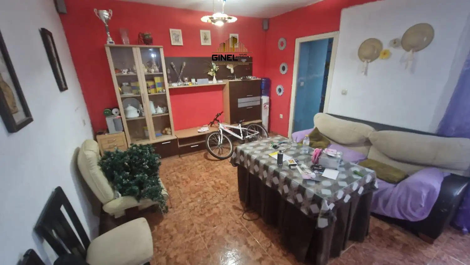 Sala d'estar de Casa adosada en venda en Jaén amb Aire condicionat, Calefacció i Terrassa