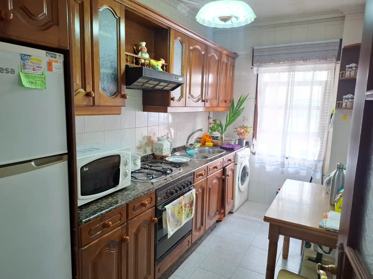 Kitchen of Flat for sale in Viveiro  with Terrace and Furnished