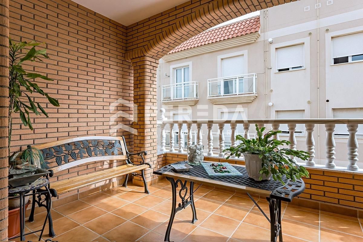 Terraza de Casa adosada en venta en Roquetas de Mar con Aire acondicionado, Jardín privado y Terraza
