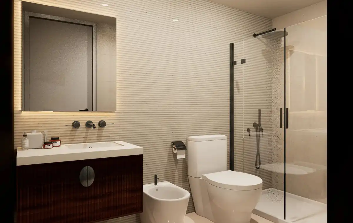 Badezimmer von Maisonette zum Verkauf in Marbella mit Terrasse und Abstellraum