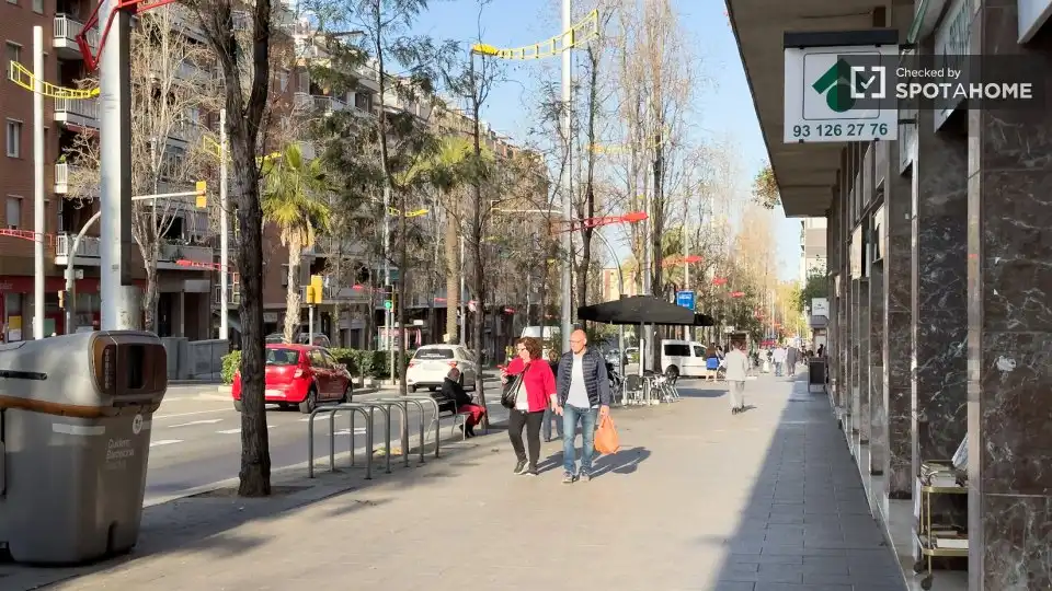 Vista exterior de Pis de lloguer en Barcelona amb Aire condicionat, Calefacció i Moblat