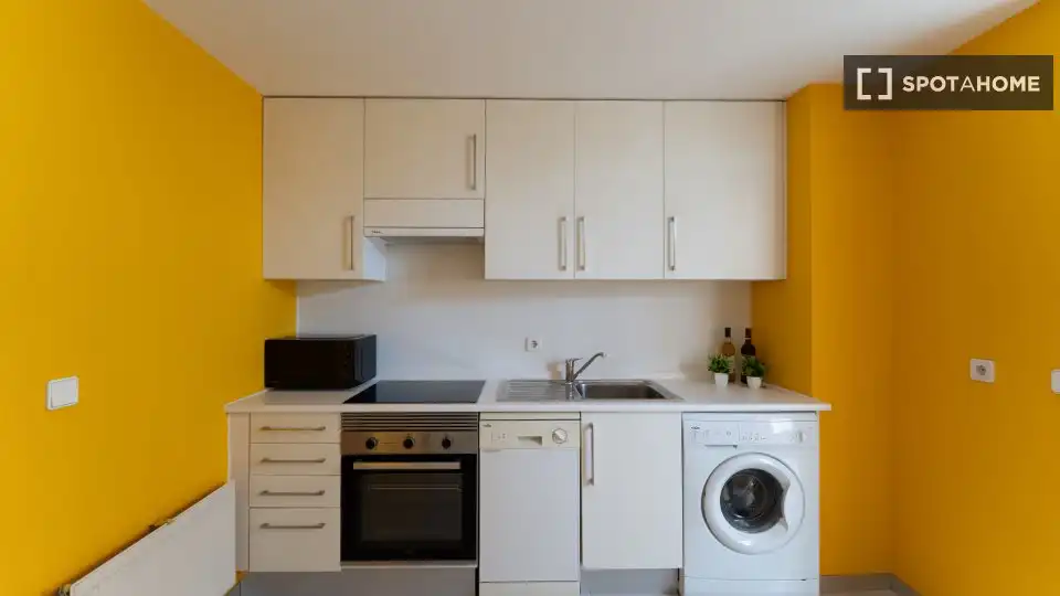 Kitchen of Flat for rent in Madrid  with Air Conditioner, Heating and Furnished