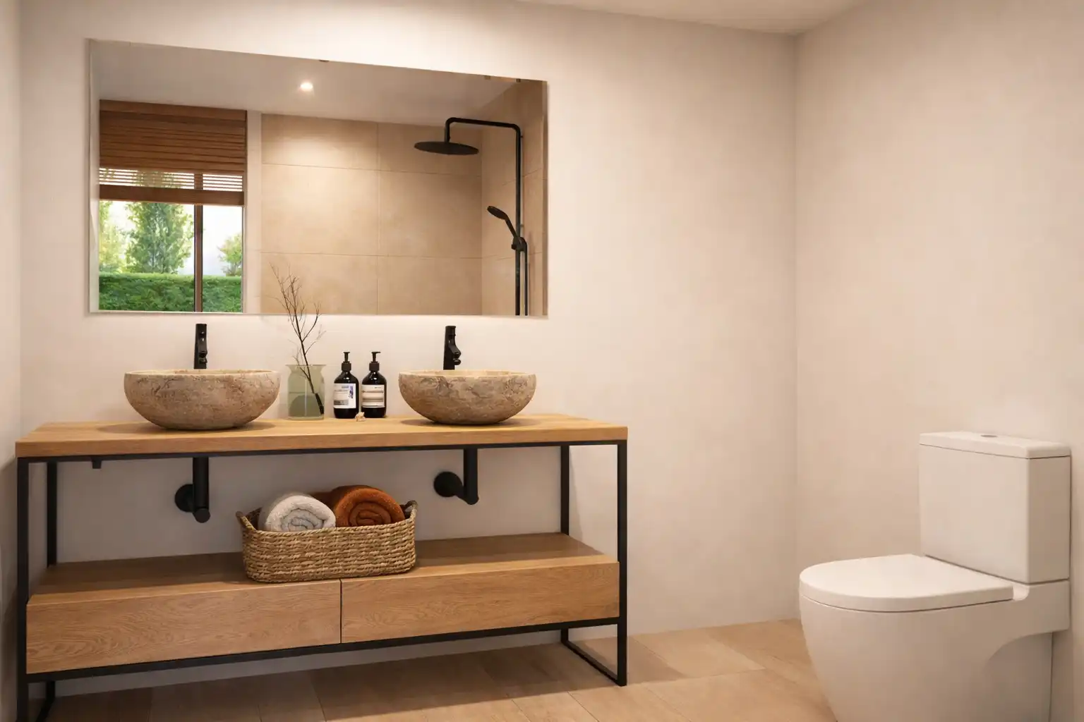 Baño de Casa o chalet en venta en Sainte - Léocadie con Aire acondicionado, Calefacción y Jardín privado