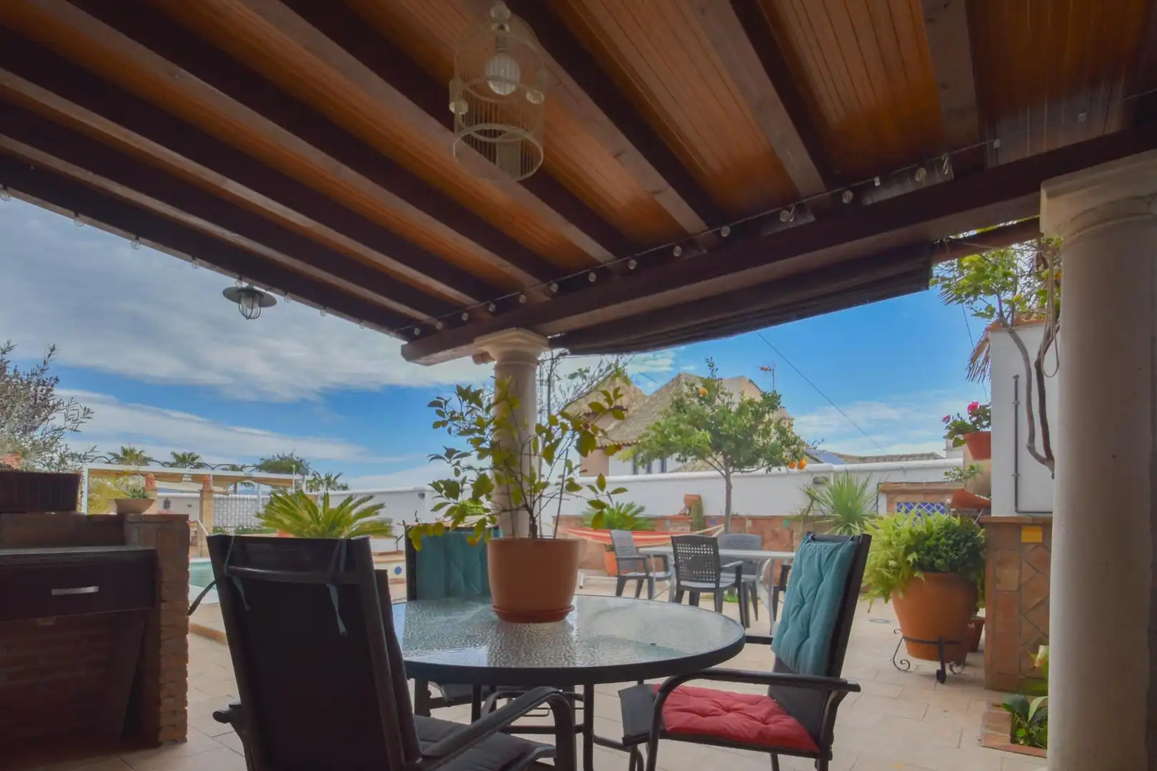 Terrassa de Casa o xalet en venda en Las Gabias amb Aire condicionat, Calefacció i Jardí privat