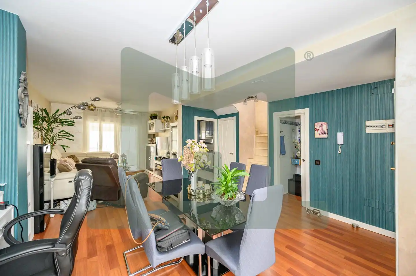 Dining room of Detached homes for sale in Parla  with Air Conditioner, Heating and Private garden