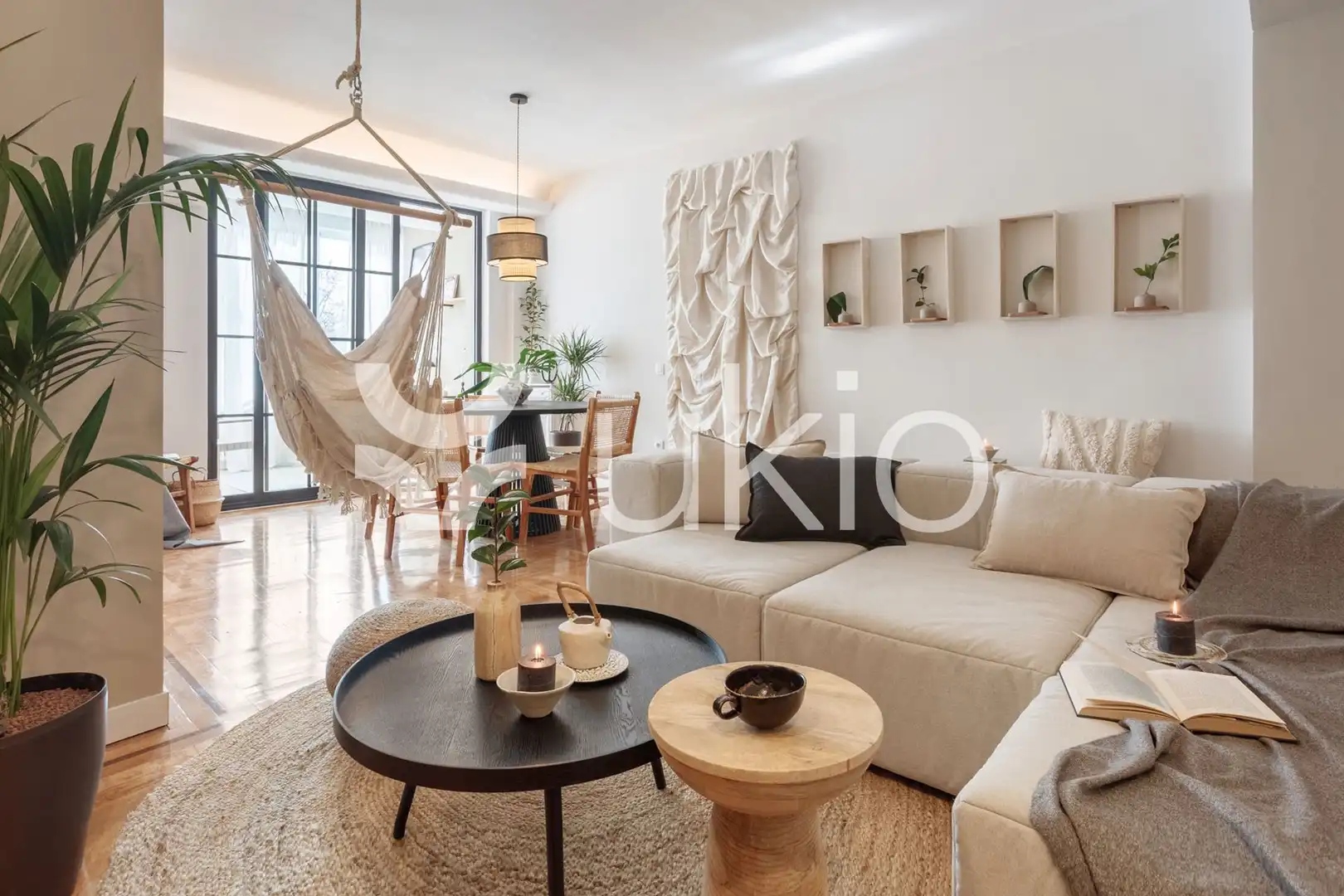 Living room of Apartments for rent in Madrid  with Air Conditioner, Heating and Terrace