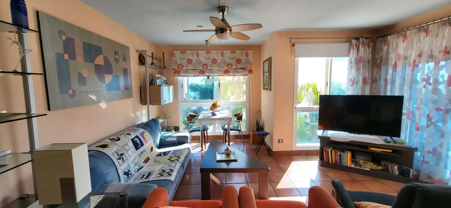 Wohnzimmer von Wohnungen zum Verkauf in Alcanar mit Klimaanlage, Terrasse und Abstellraum