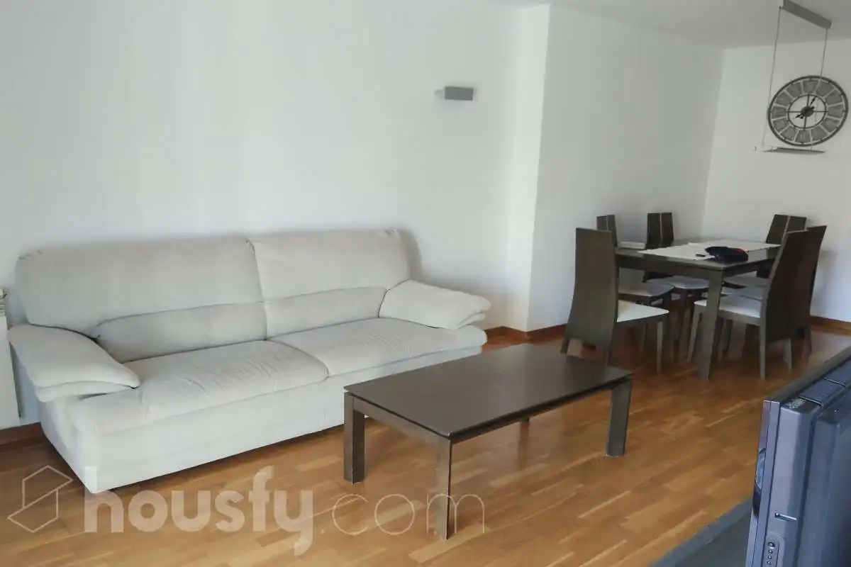 Sala de estar de Piso de alquiler en Mataró con Aire acondicionado, Calefacción y Parquet