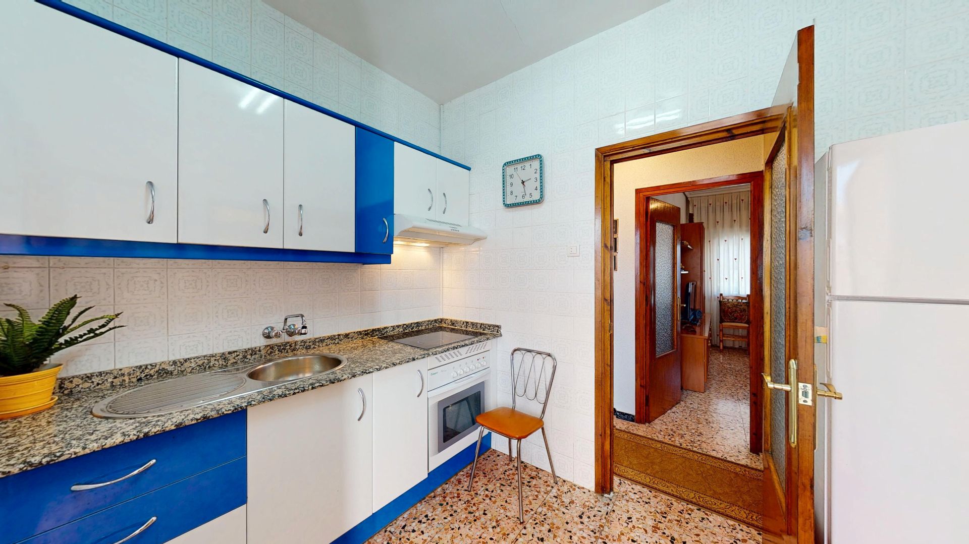 Kitchen of Flat for sale in Caravaca de la Cruz  with Air Conditioner, Terrace and Furnished