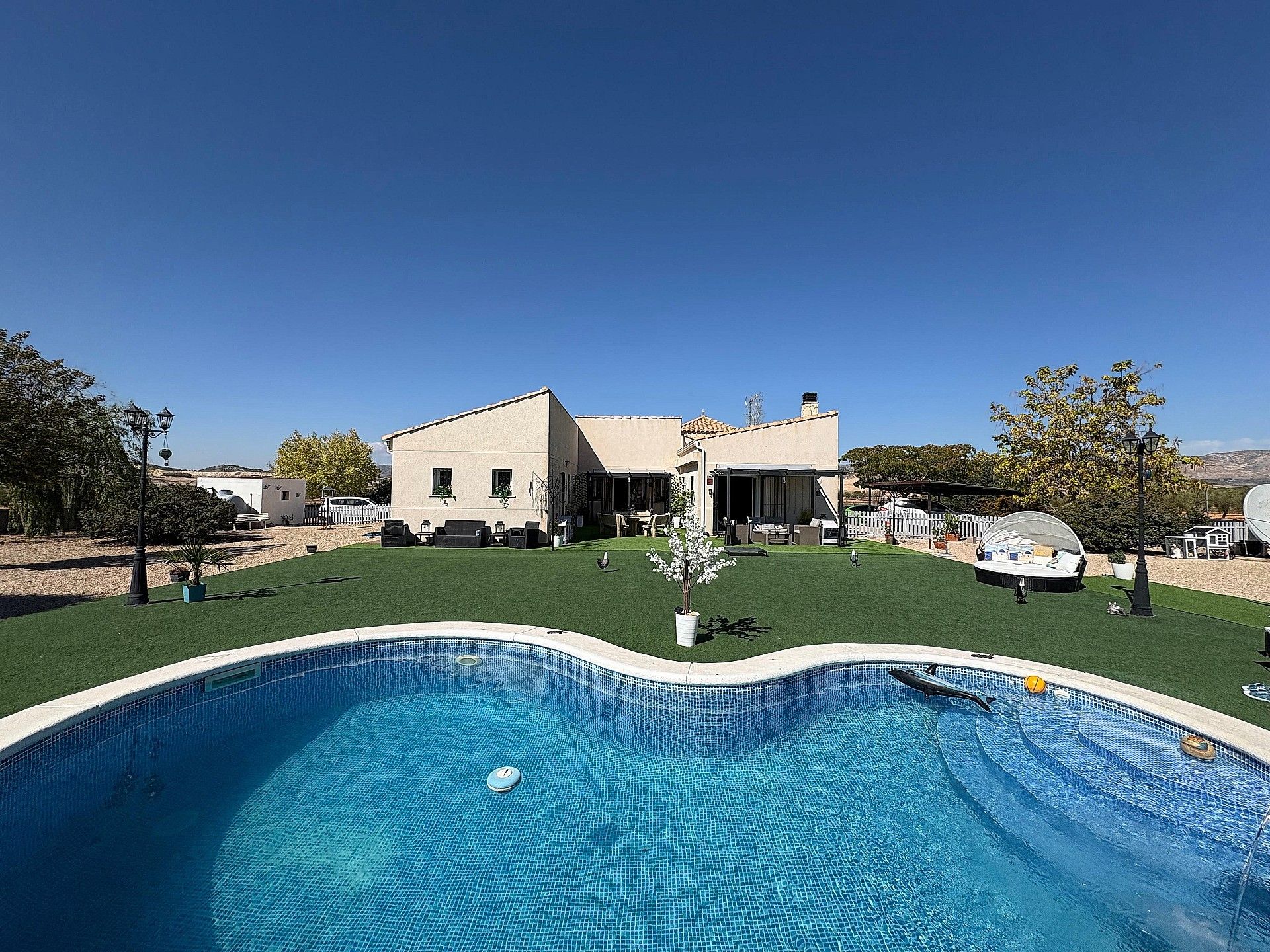 Swimming pool of House or chalet for sale in Biar  with Terrace