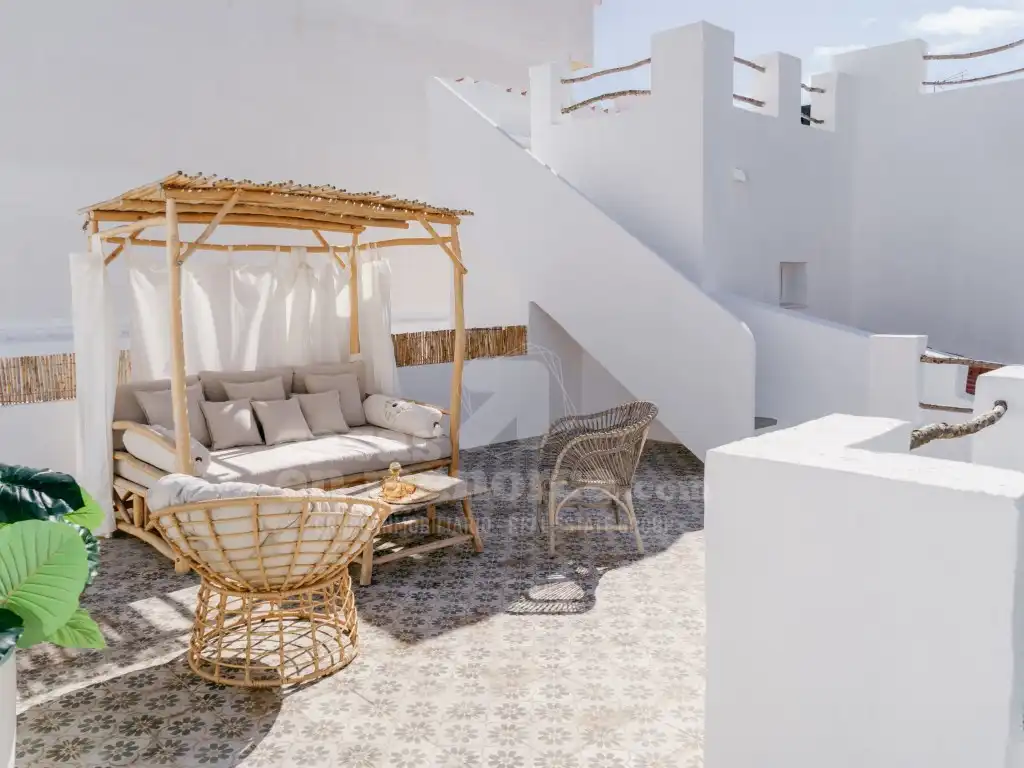 Terraza de Casa o chalet en venta en Es Castell con Aire acondicionado, Calefacción y Jardín privado