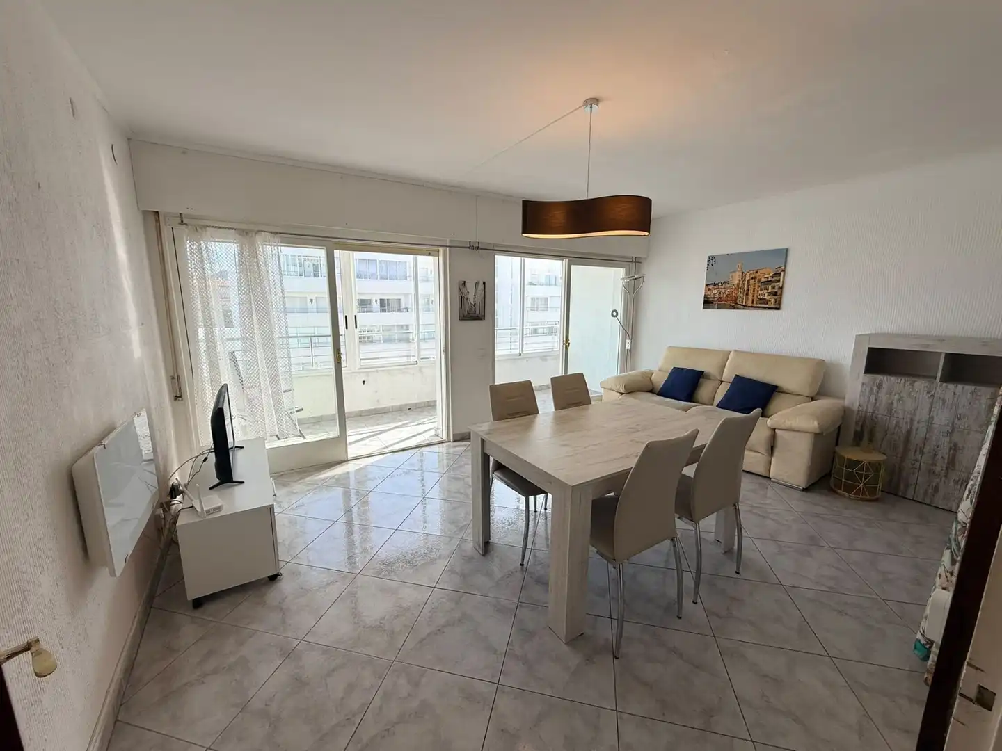 Sala d'estar de Apartament en venda en Roses amb Aire condicionat, Calefacció i Terrassa