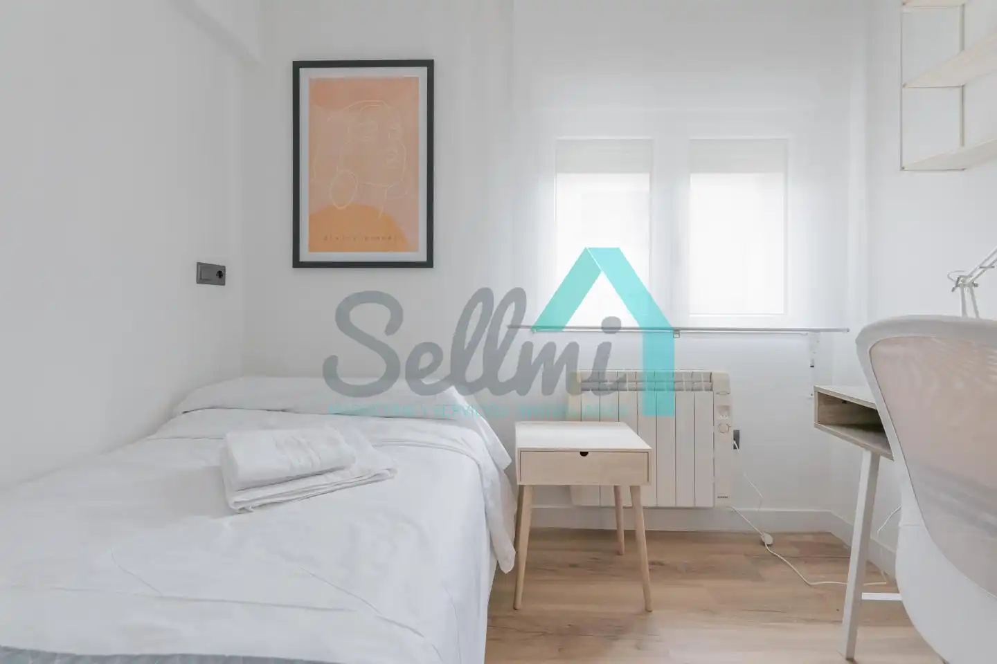 Bedroom of Flat for share in Oviedo   with Heating, Terrace and Furnished