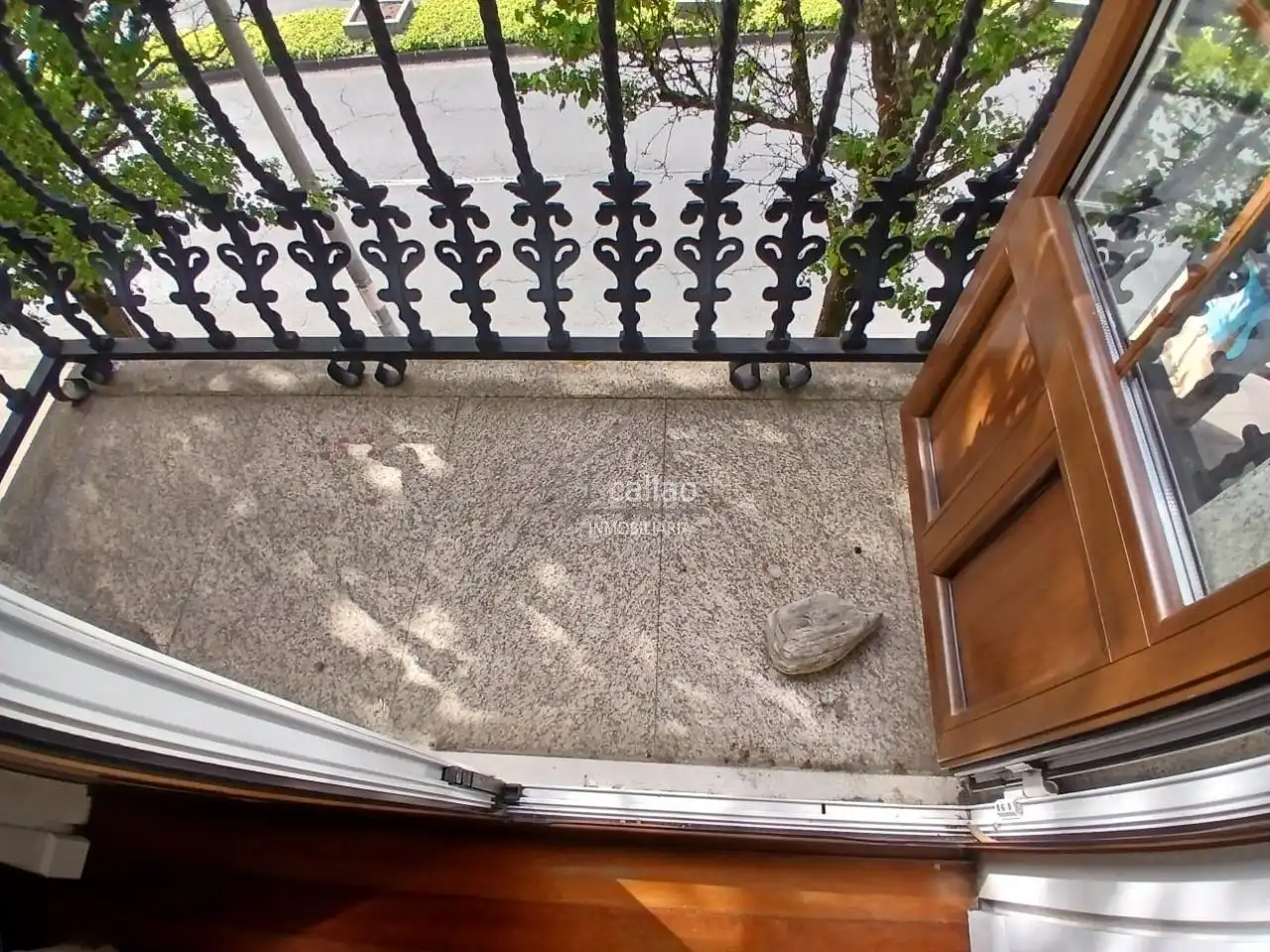 Balcony of Flat for rent in Ferrol  with Heating, Storage room and Furnished