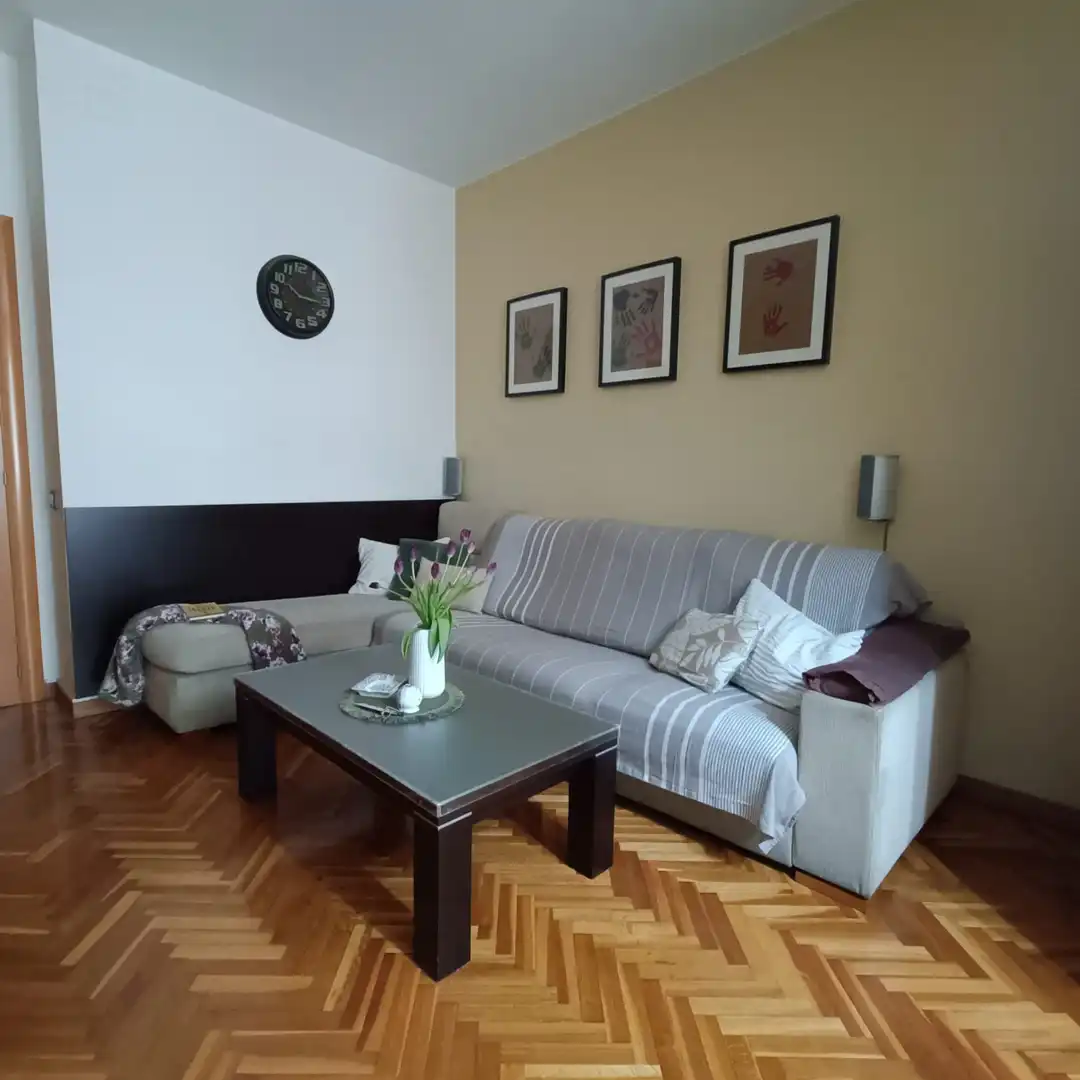 Sala de estar de Piso en venta en Barcelona con Aire acondicionado, Calefacción y Parquet