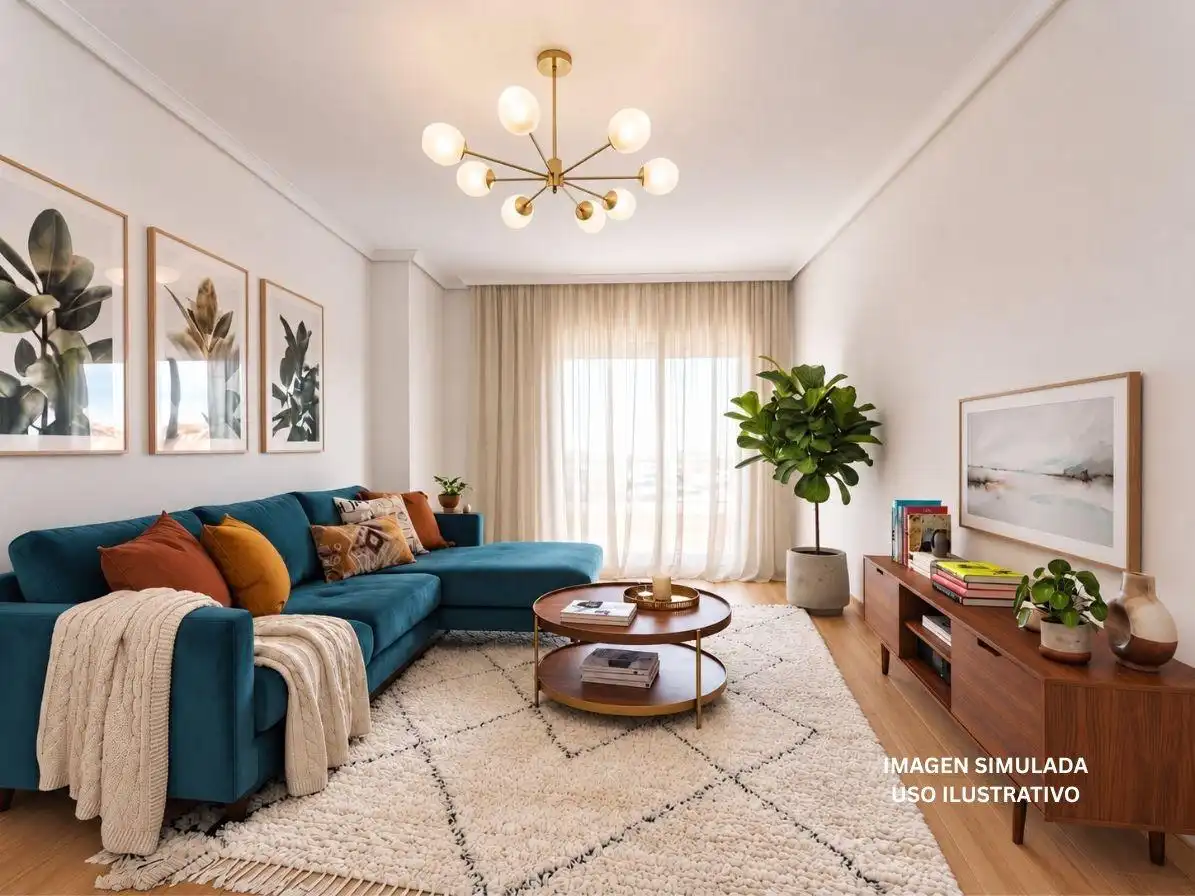 Sala de estar de Piso en venta en Alicante / Alacant con Terraza