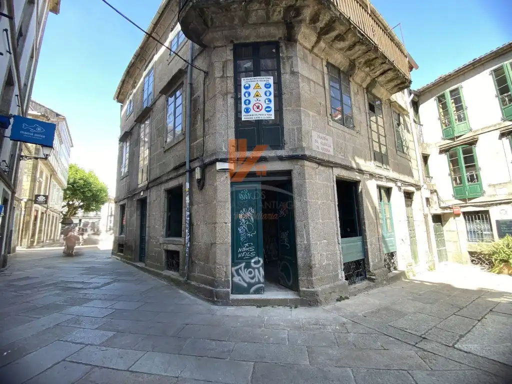 Vista exterior de Local de lloguer en Santiago de Compostela 