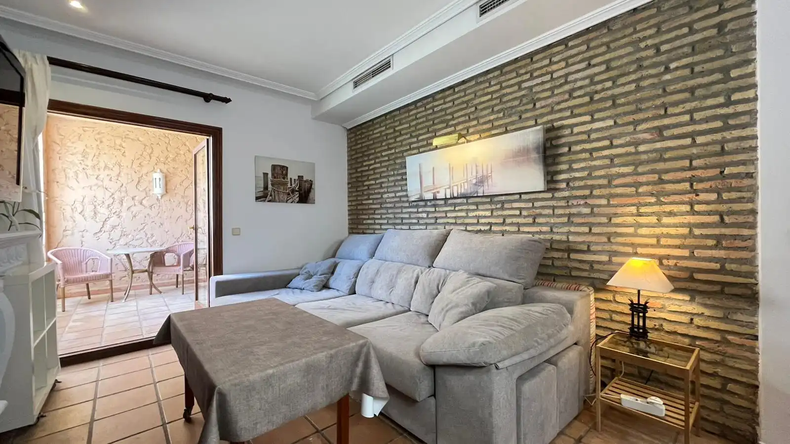 Wohnzimmer von Wohnung zum Verkauf in San Fernando mit Klimaanlage, Terrasse und Alarm