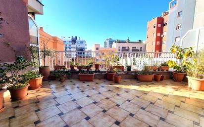 Terrace of Attic for sale in Badalona  with Air Conditioner, Heating and Parquet flooring