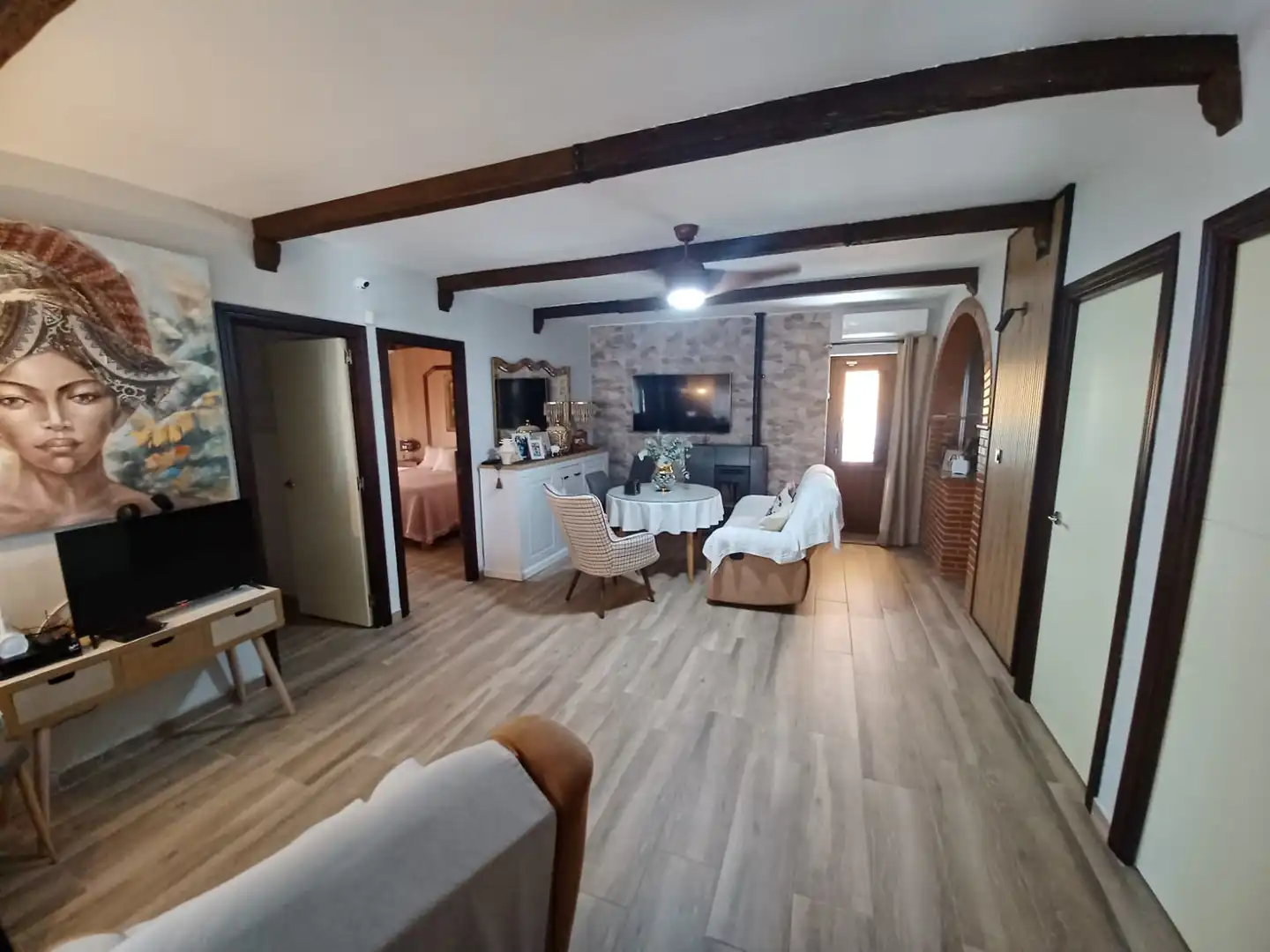 Sala d'estar de Casa o xalet en venda en Villanueva de la Serena amb Aire condicionat, Jardí privat i Traster