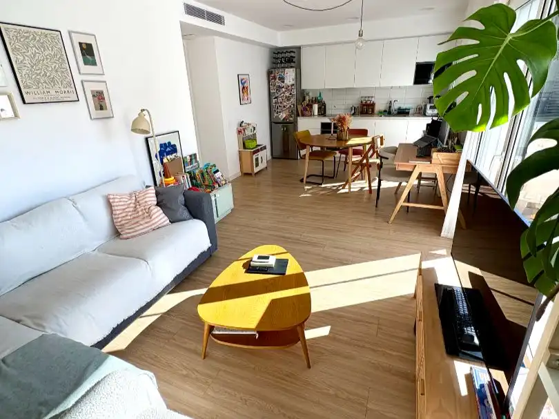 Wohnzimmer von Wohnung zum Verkauf in  Barcelona Capital mit Klimaanlage und Terrasse